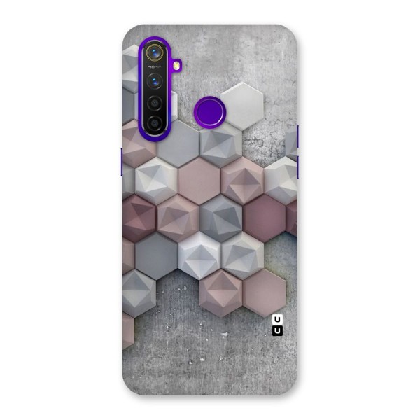 Cute Hexagonal Pattern Back Case for Realme 5 Pro