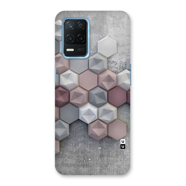 Cute Hexagonal Pattern Back Case for Realme 8 5G