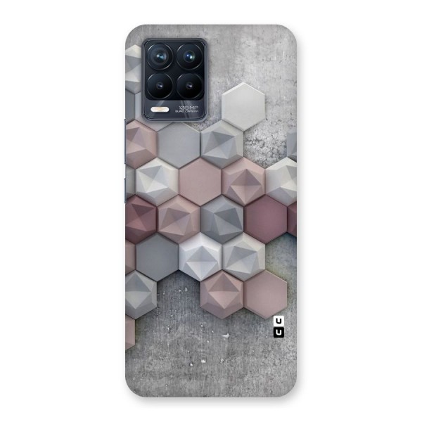 Cute Hexagonal Pattern Back Case for Realme 8 Pro
