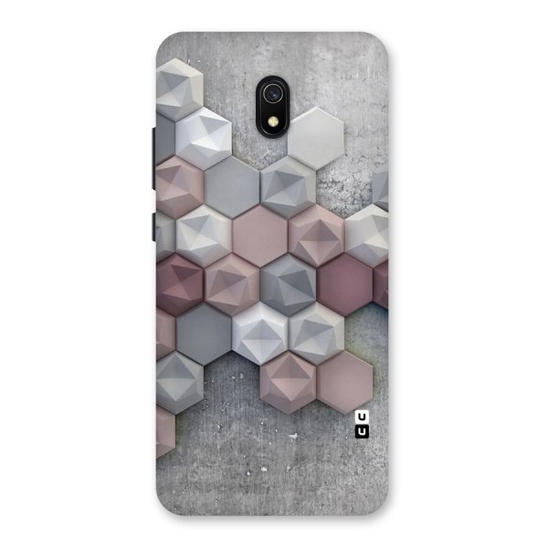Cute Hexagonal Pattern Back Case for Redmi 8A