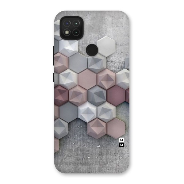 Cute Hexagonal Pattern Back Case for Redmi 9