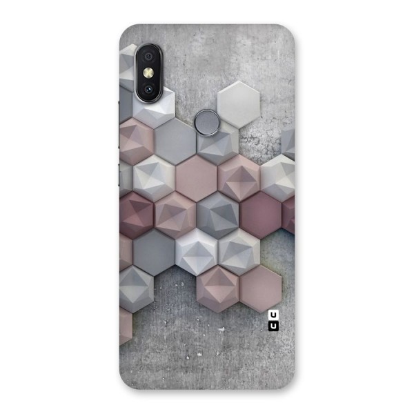 Cute Hexagonal Pattern Back Case for Redmi Y2