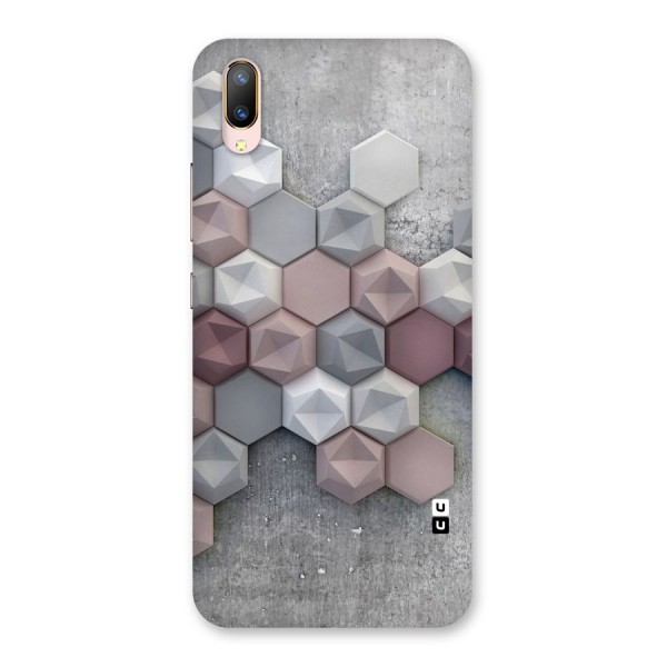 Cute Hexagonal Pattern Back Case for Vivo V11 Pro