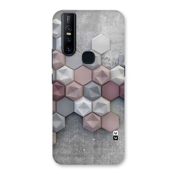 Cute Hexagonal Pattern Back Case for Vivo V15