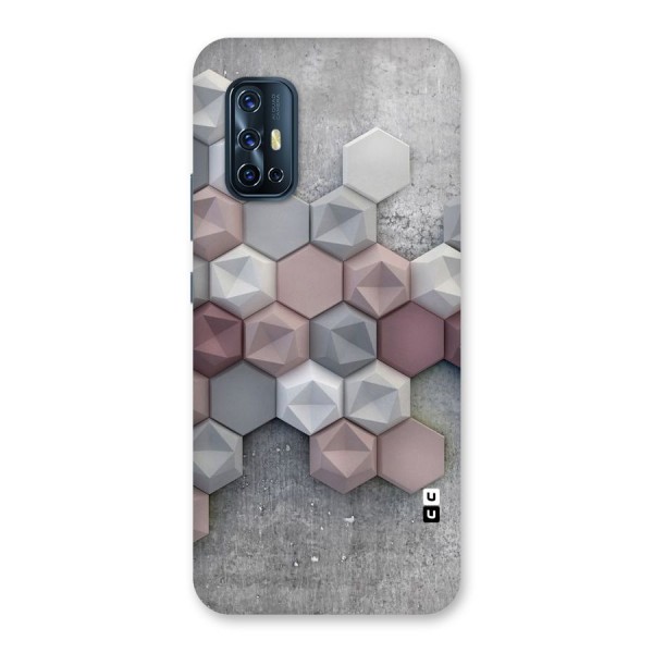 Cute Hexagonal Pattern Back Case for Vivo V17