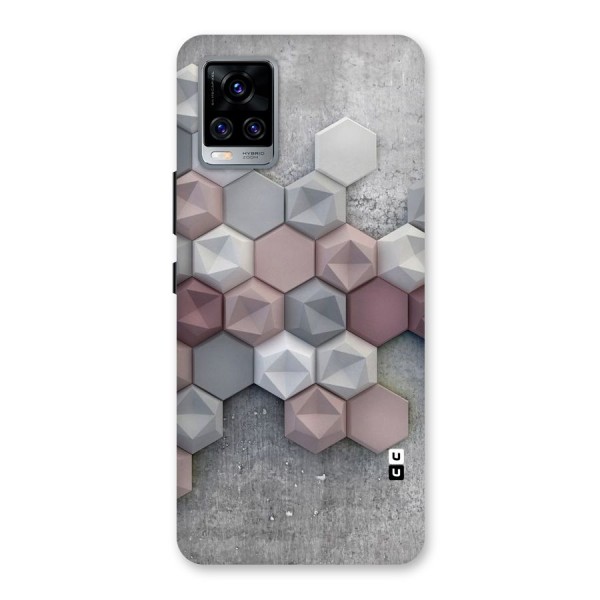 Cute Hexagonal Pattern Back Case for Vivo V20 Pro
