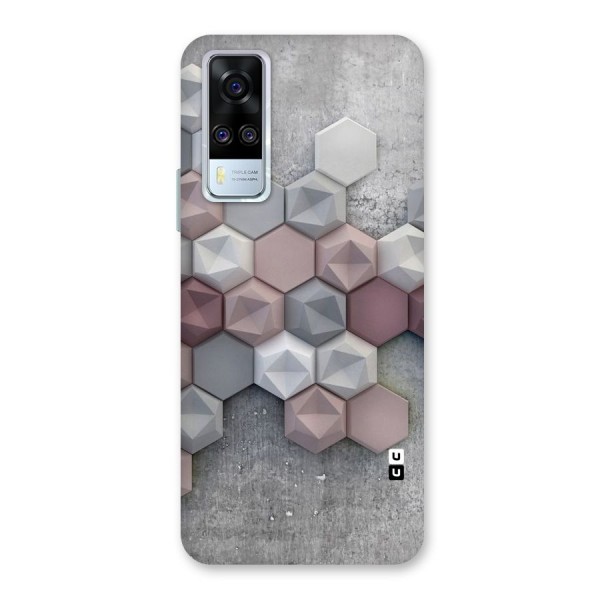 Cute Hexagonal Pattern Back Case for Vivo Y51A