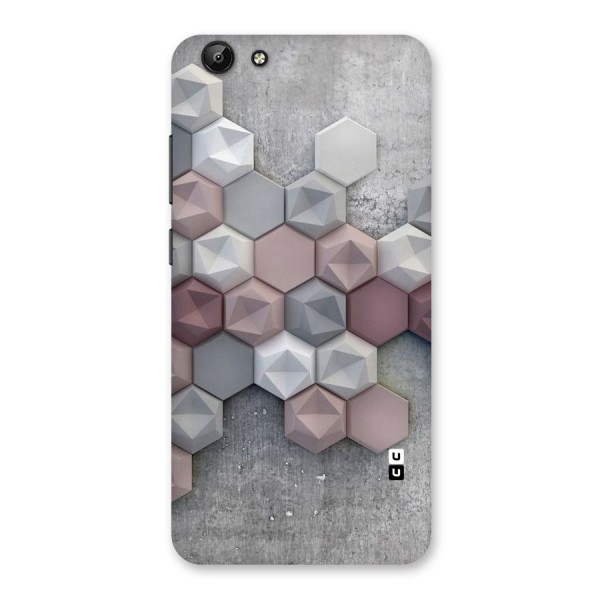 Cute Hexagonal Pattern Back Case for Vivo Y69