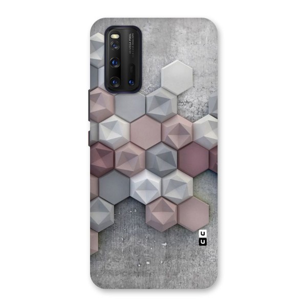 Cute Hexagonal Pattern Back Case for Vivo iQOO 3