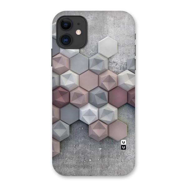 Cute Hexagonal Pattern Back Case for iPhone 11