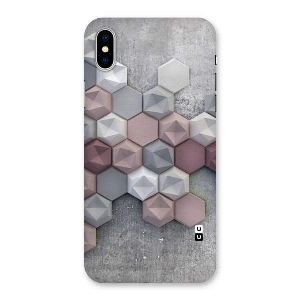 Cute Hexagonal Pattern Back Case for iPhone XS