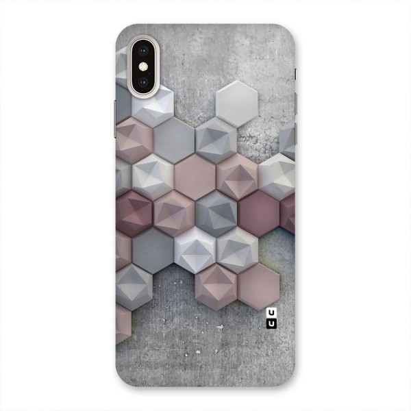 Cute Hexagonal Pattern Back Case for iPhone XS Max