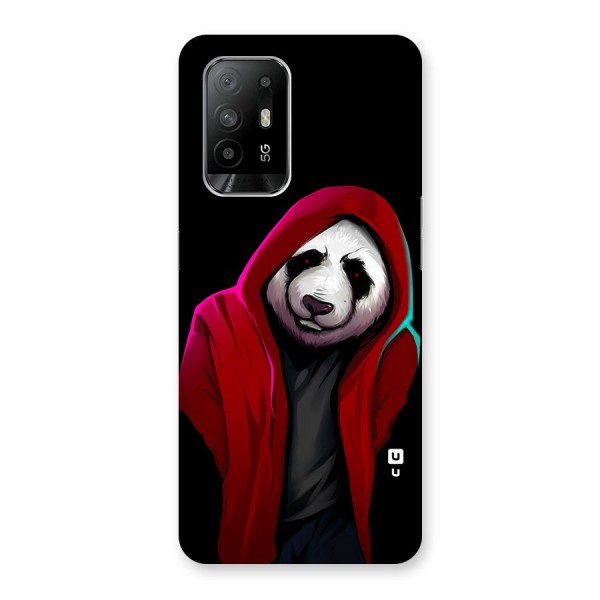 Cute Hoodie Panda Back Case for Oppo F19 Pro Plus 5G