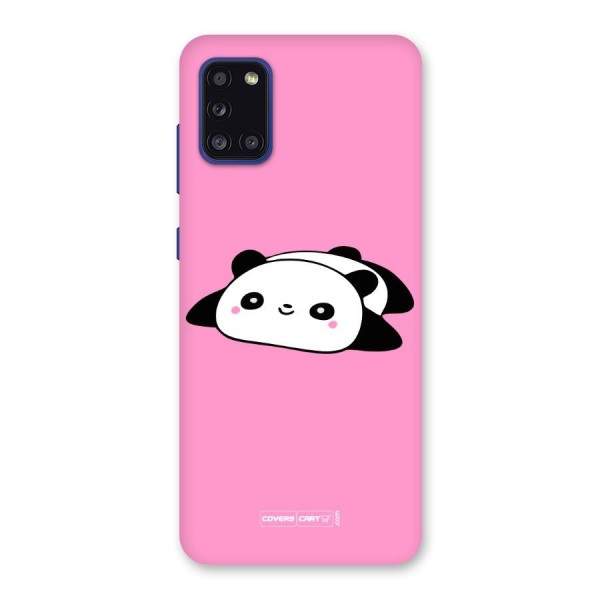 Cute Lazy Panda Back Case for Galaxy A31