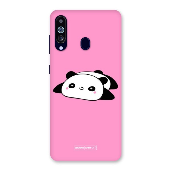 Cute Lazy Panda Back Case for Galaxy A60