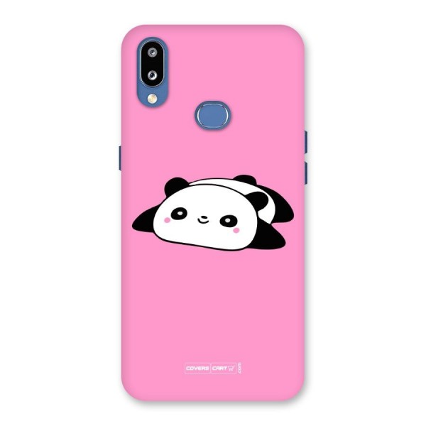 Cute Lazy Panda Back Case for Galaxy M01s