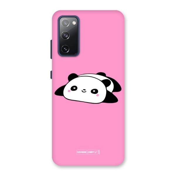 Cute Lazy Panda Back Case for Galaxy S20 FE