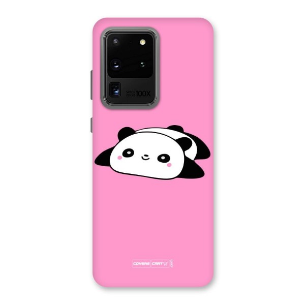 Cute Lazy Panda Back Case for Galaxy S20 Ultra