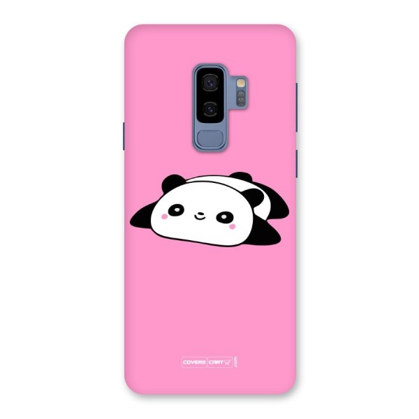 Cute Lazy Panda Back Case for Galaxy S9 Plus