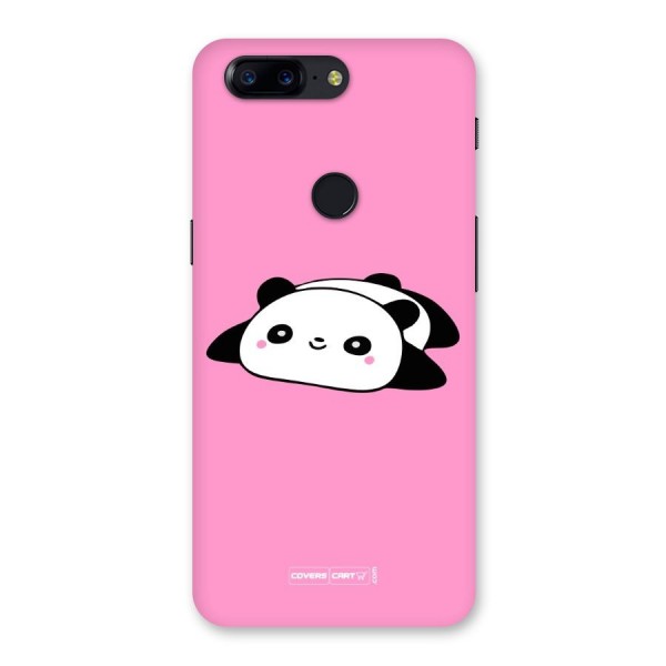 Cute Lazy Panda Back Case for OnePlus 5T