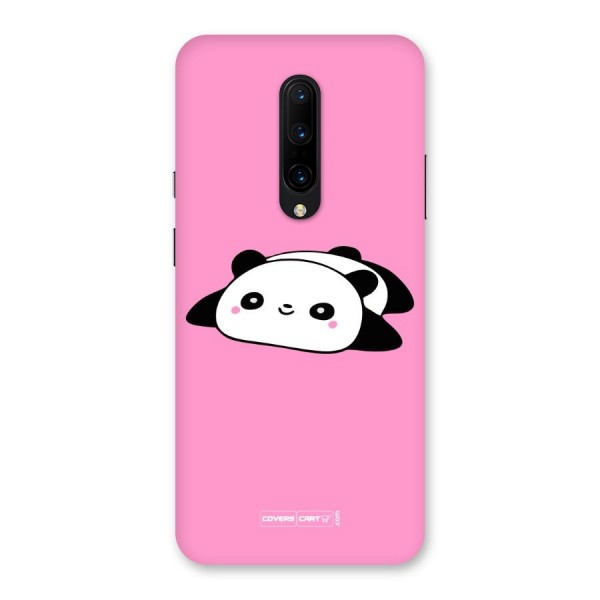 Cute Lazy Panda Back Case for OnePlus 7 Pro