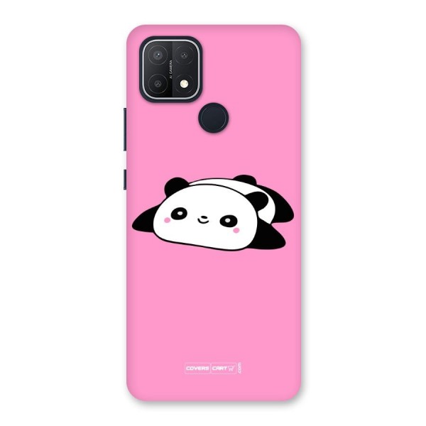 Cute Lazy Panda Back Case for Oppo A15