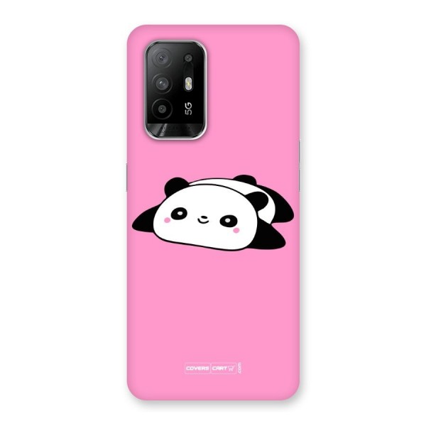 Cute Lazy Panda Back Case for Oppo F19 Pro Plus 5G
