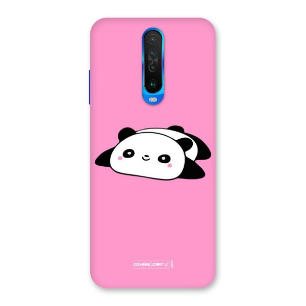 Cute Lazy Panda Back Case for Poco X2