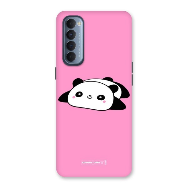 Cute Lazy Panda Back Case for Reno4 Pro