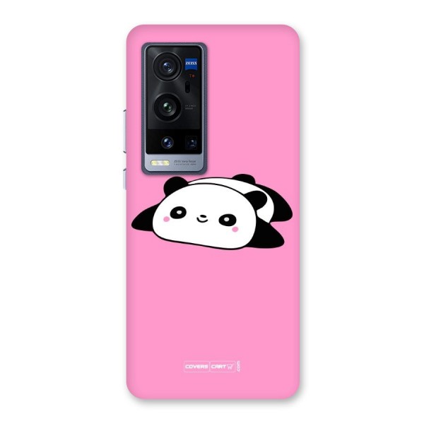 Cute Lazy Panda Back Case for Vivo X60 Pro Plus