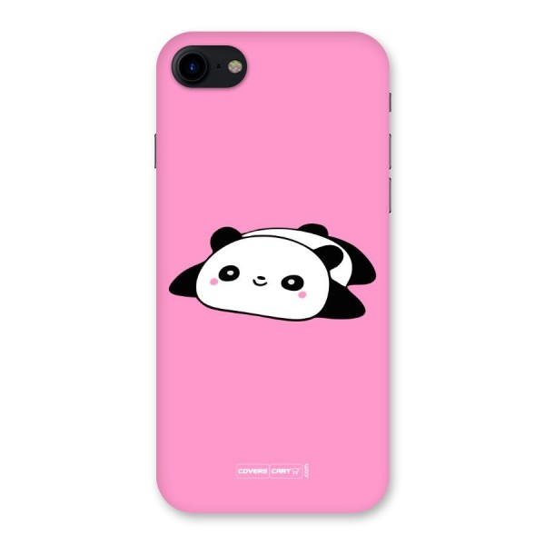 Cute Lazy Panda Back Case for iPhone SE 2020