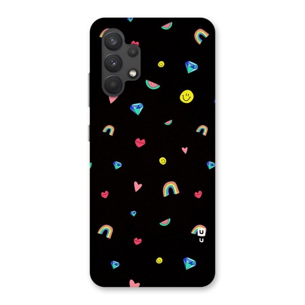 Cute Multicolor Shapes Back Case for Galaxy A32