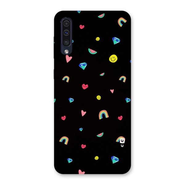 Cute Multicolor Shapes Back Case for Galaxy A50