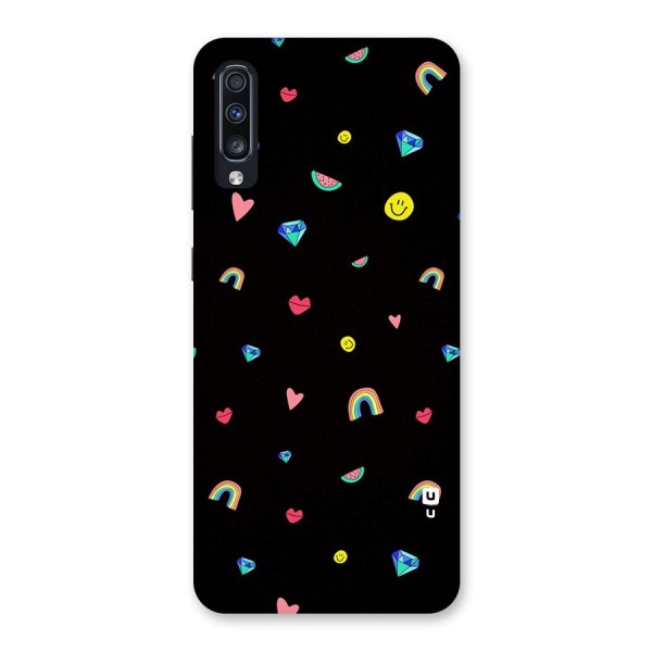 Cute Multicolor Shapes Back Case for Galaxy A70