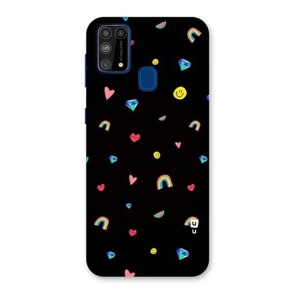 Cute Multicolor Shapes Back Case for Galaxy F41