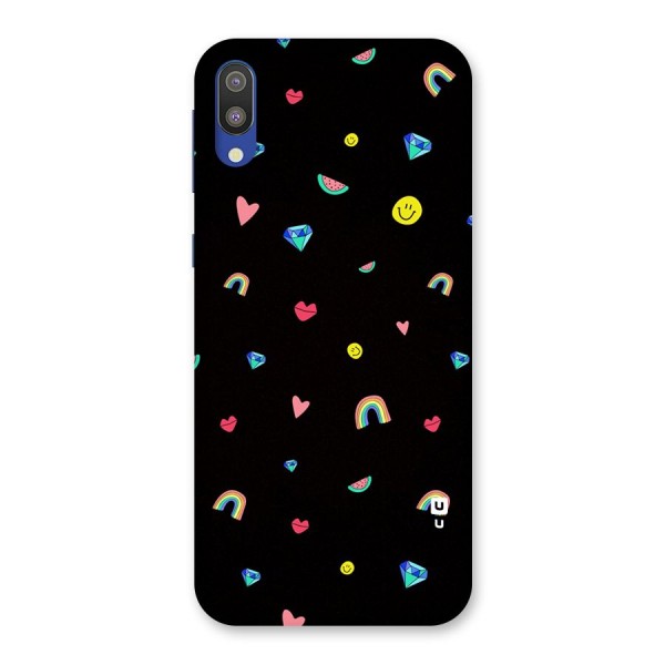 Cute Multicolor Shapes Back Case for Galaxy M10