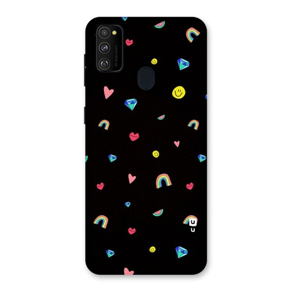 Cute Multicolor Shapes Back Case for Galaxy M21