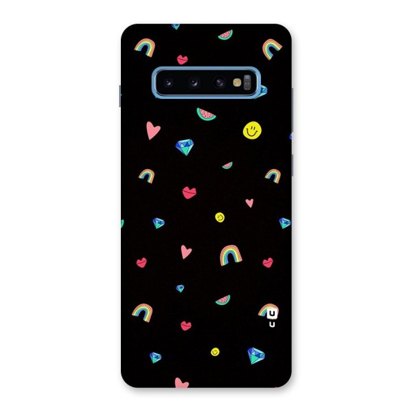 Cute Multicolor Shapes Back Case for Galaxy S10 Plus