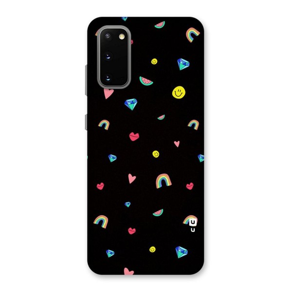 Cute Multicolor Shapes Back Case for Galaxy S20