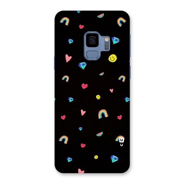 Cute Multicolor Shapes Back Case for Galaxy S9