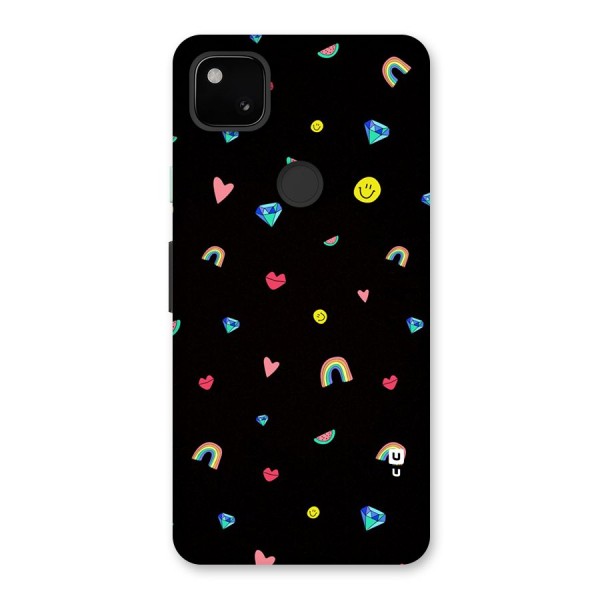 Cute Multicolor Shapes Back Case for Google Pixel 4a