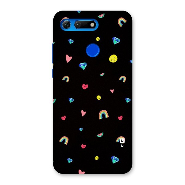 Cute Multicolor Shapes Back Case for Honor View 20