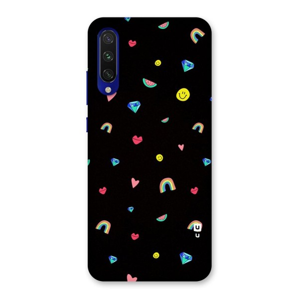 Cute Multicolor Shapes Back Case for Mi A3