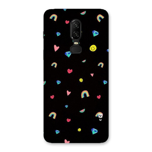 Cute Multicolor Shapes Back Case for OnePlus 6