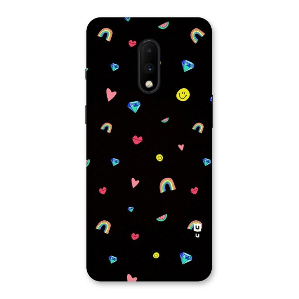 Cute Multicolor Shapes Back Case for OnePlus 7