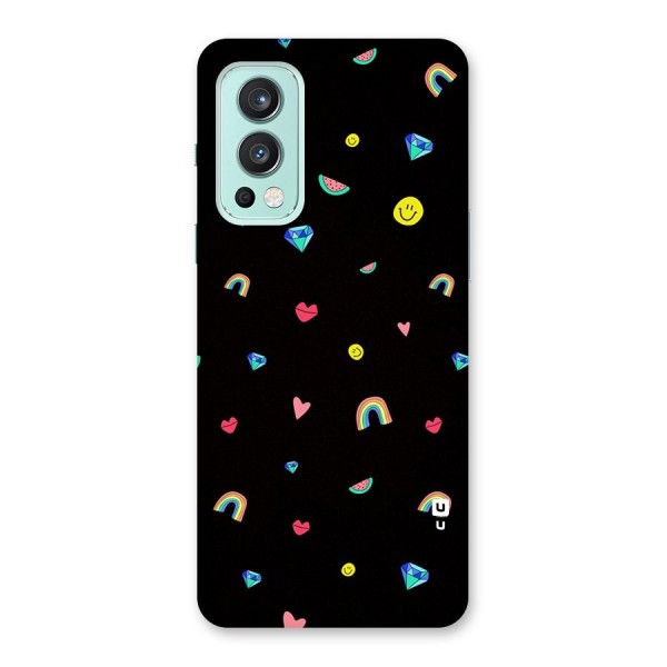 Cute Multicolor Shapes Back Case for OnePlus Nord 2 5G