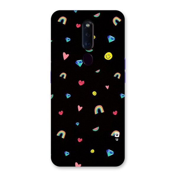 Cute Multicolor Shapes Back Case for Oppo F11 Pro