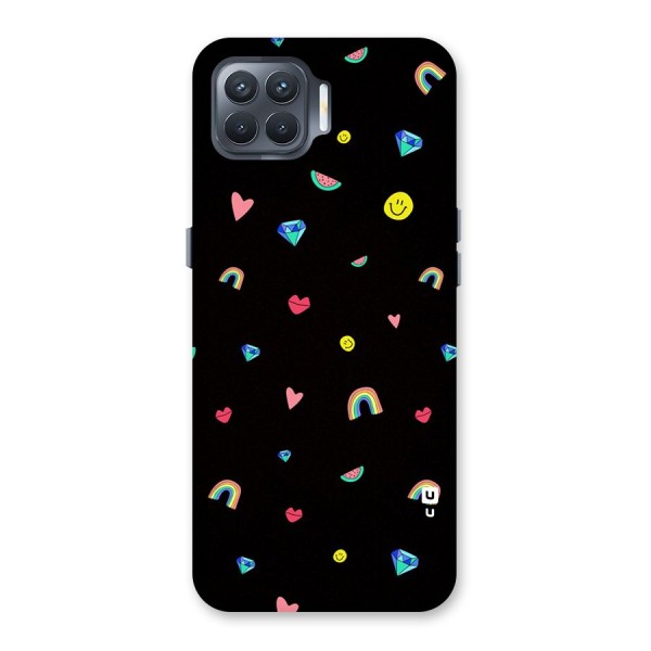 Cute Multicolor Shapes Back Case for Oppo F17 Pro