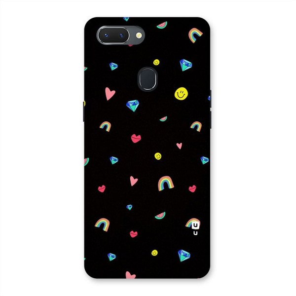 Cute Multicolor Shapes Back Case for Oppo Realme 2