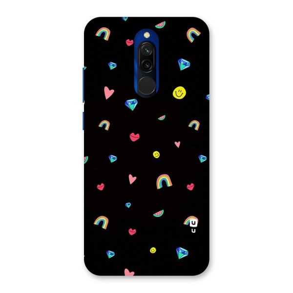 Cute Multicolor Shapes Back Case for Redmi 8